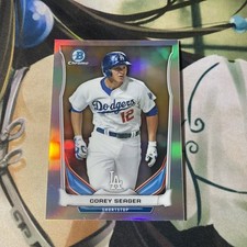 2014  BOWMAN DP. CHROME  COREY SEAGER  BASEBALL RC REFRACTOR NM MINT