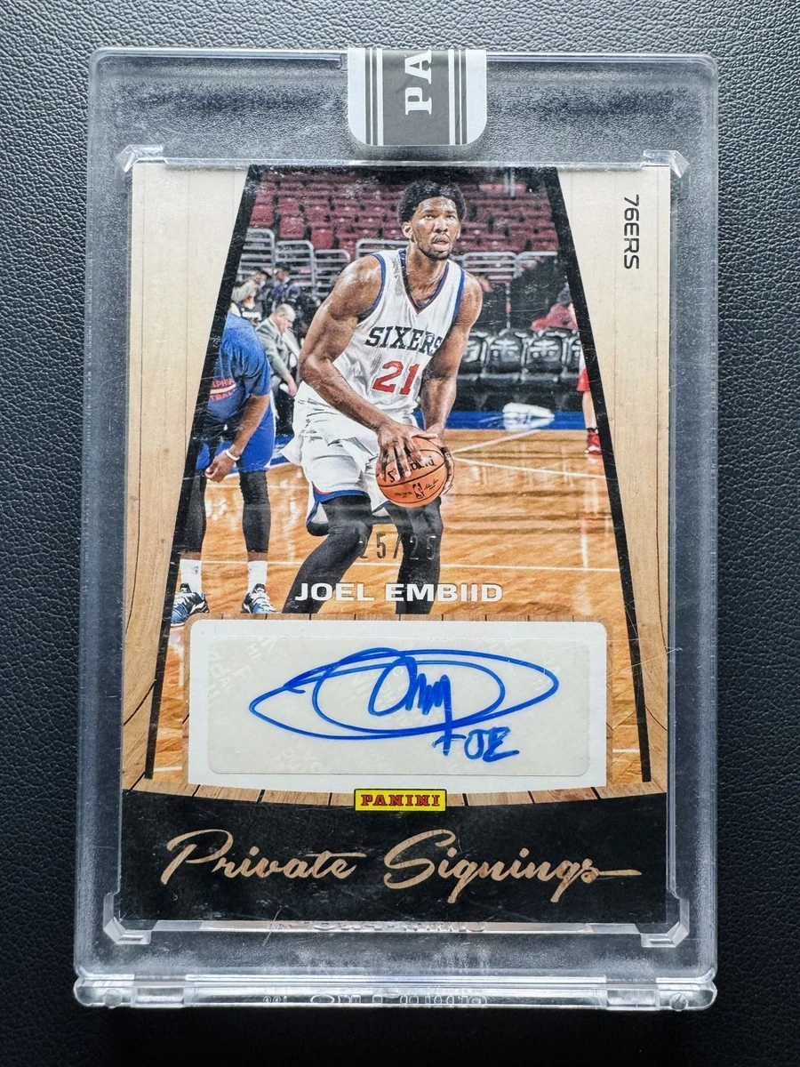 Joel Embiid Serial Numbered Basketball Sports Trading Card Singles
