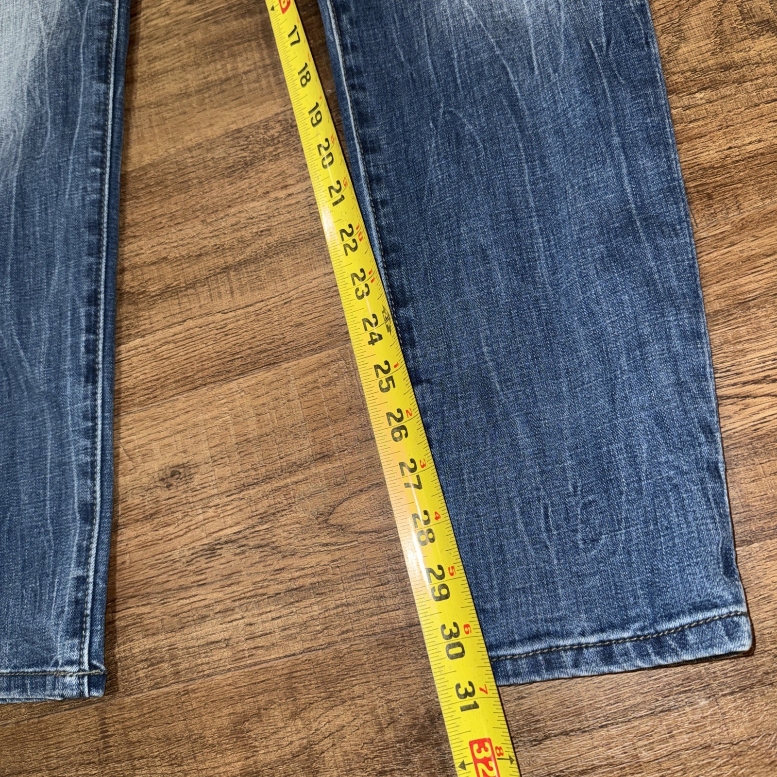 TRUE RELIGION Tony Straight Jeans Mens Size 34 (34x31) Medium Wash Blue thumbnail 8