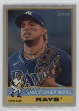 2025 Topps Heritage Chrome Refractor Christopher Morel #299 3c2