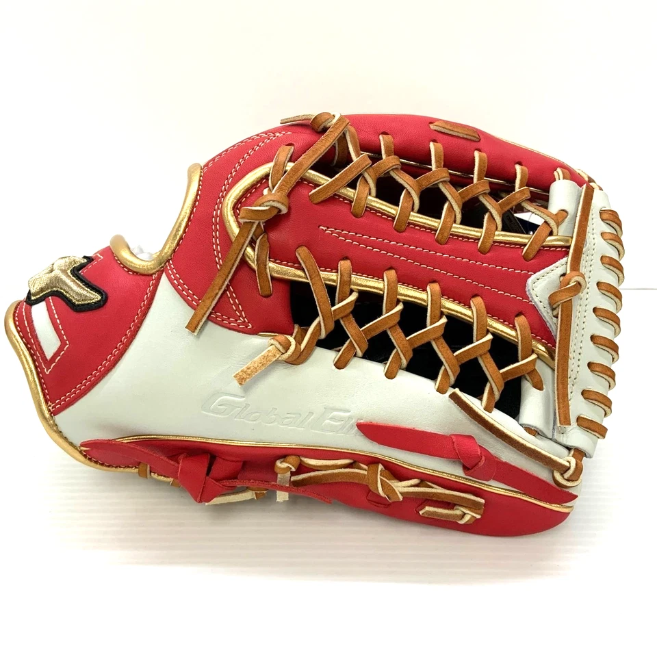 "Guante de campo derecho cuero premium Japón Mizuno Global Elite 1AJGR29307 12,25""" Foto 2 de 4