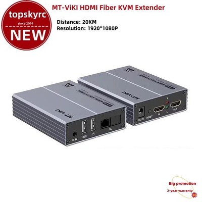 MT-ViKI 20KM HDMI Fiber KVM Extender USB SC Fiber Optic Signal Amplifier TX+ RX