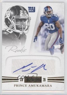 2011 Panini Playbook Rookie Gold 4/49 Prince Amukamara #81 Rookie Auto RC 0j6