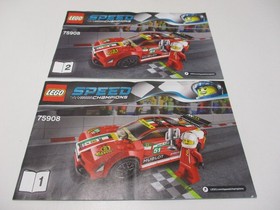 (AH 9) LEGO 75908 /1 SPEED CHAMPIONS Ferrari 458 Italia GT2 with BA