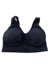 Rhonda Shear Cotton Blend Ahh Bra with Removable Pads Size Large Leisure 229.17
