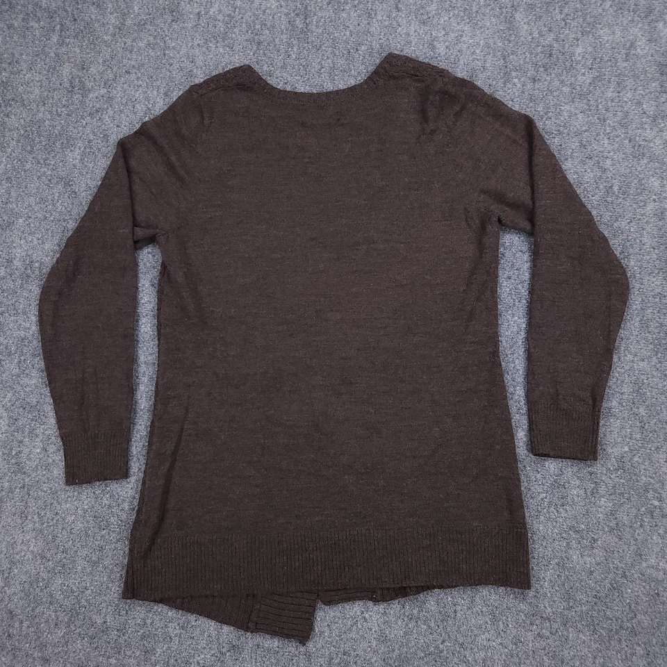 Suéter para mujer Susan Bristol XL mezcla de lana merino cinturón frente abierto cárdigan Foto 2 de 4