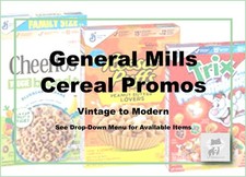 General Mills Cereal Promo Toys Vintage to Current-Choose