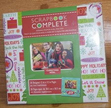 Scrapbook Complete Christmas Noel Kit 12" x12" Album 20 Pages with Embellishment