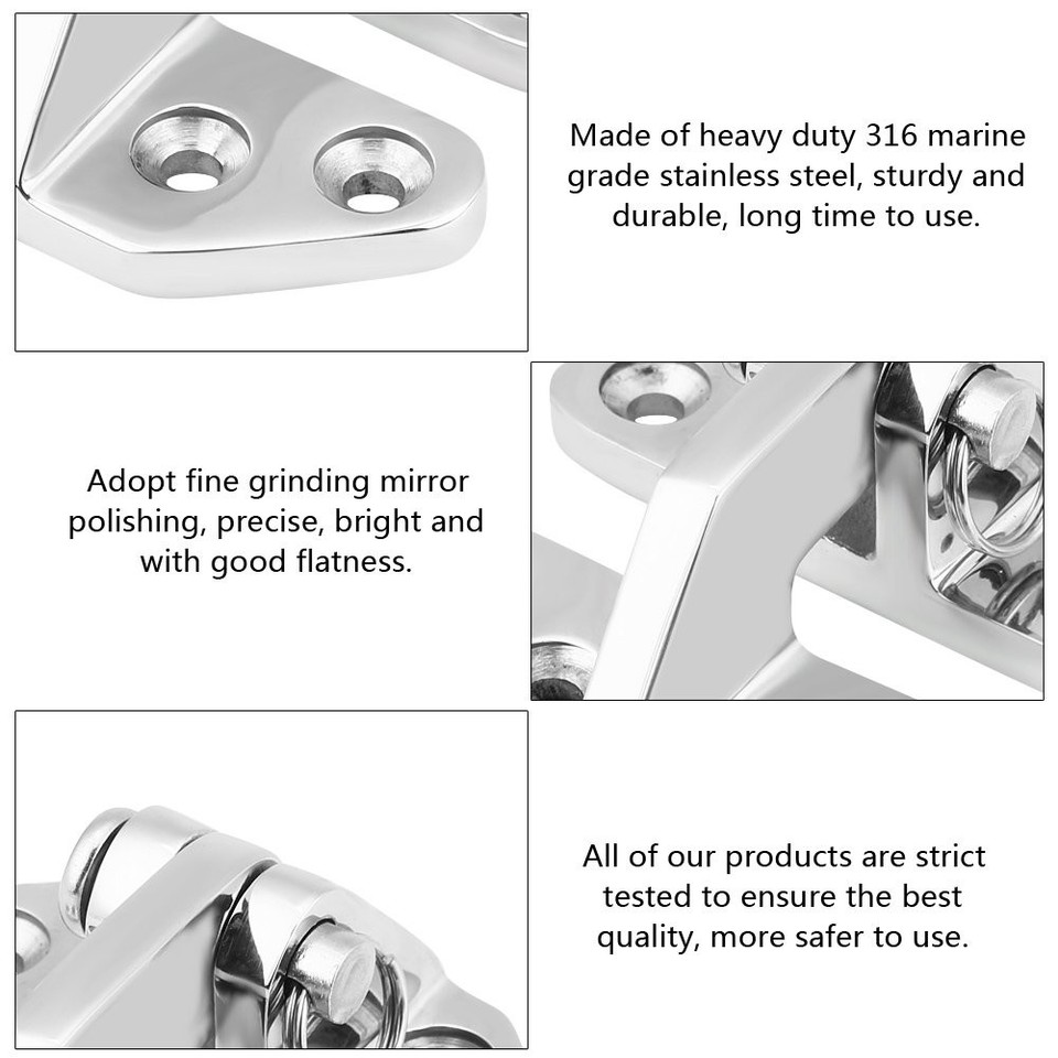 Boat Hatch Hinge Stainless Steel Marine Grade Heavy Duty Boat Hatch ...