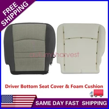 For 2009 2010 Dodge Ram 1500 2500 ST SLT Driver Bottom Seat Cover & Foam Cushion