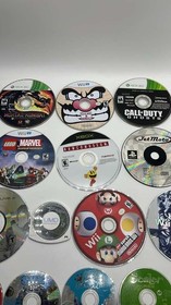 Broken Video Game Disc Games Lot -Sold As-Is Nintendo Smash Melee Xbox Wii