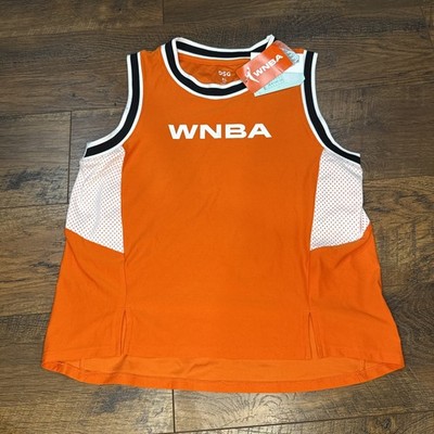 WNBA Girls Orange/White Basketball Tank Top Size XL  (16) Brand New 