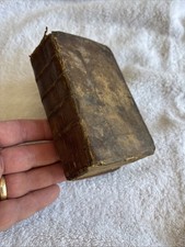 Wonderful Antique 1784 Holy Bible Leather Pocket Alexander Kincaid Edinburgh 