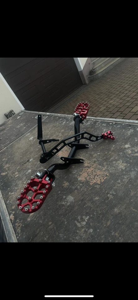 Simson CNC Fußrastenträger und Bremshebel Set - Bild 4 von 4