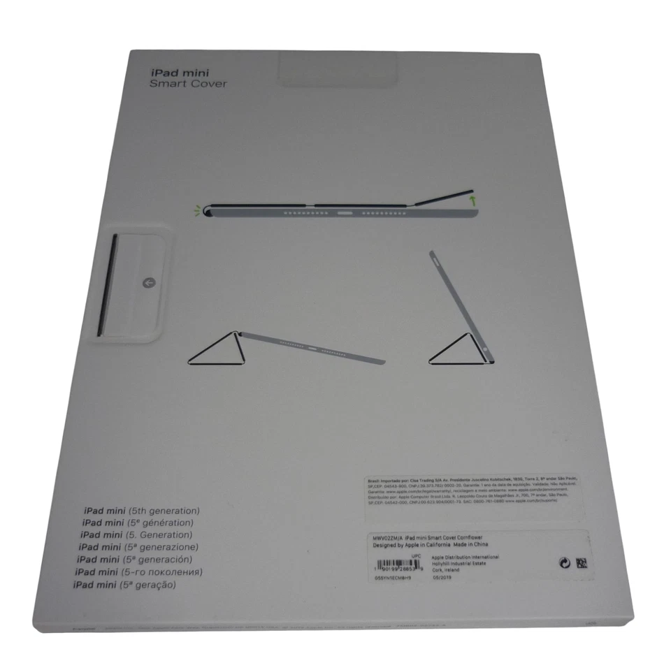 GENUINE APPLE IPAD MINI (4TH & 5TH GEN) SMART COVER CORNFLOWER NEW OEM ORIGINAL - Image 2 of 4