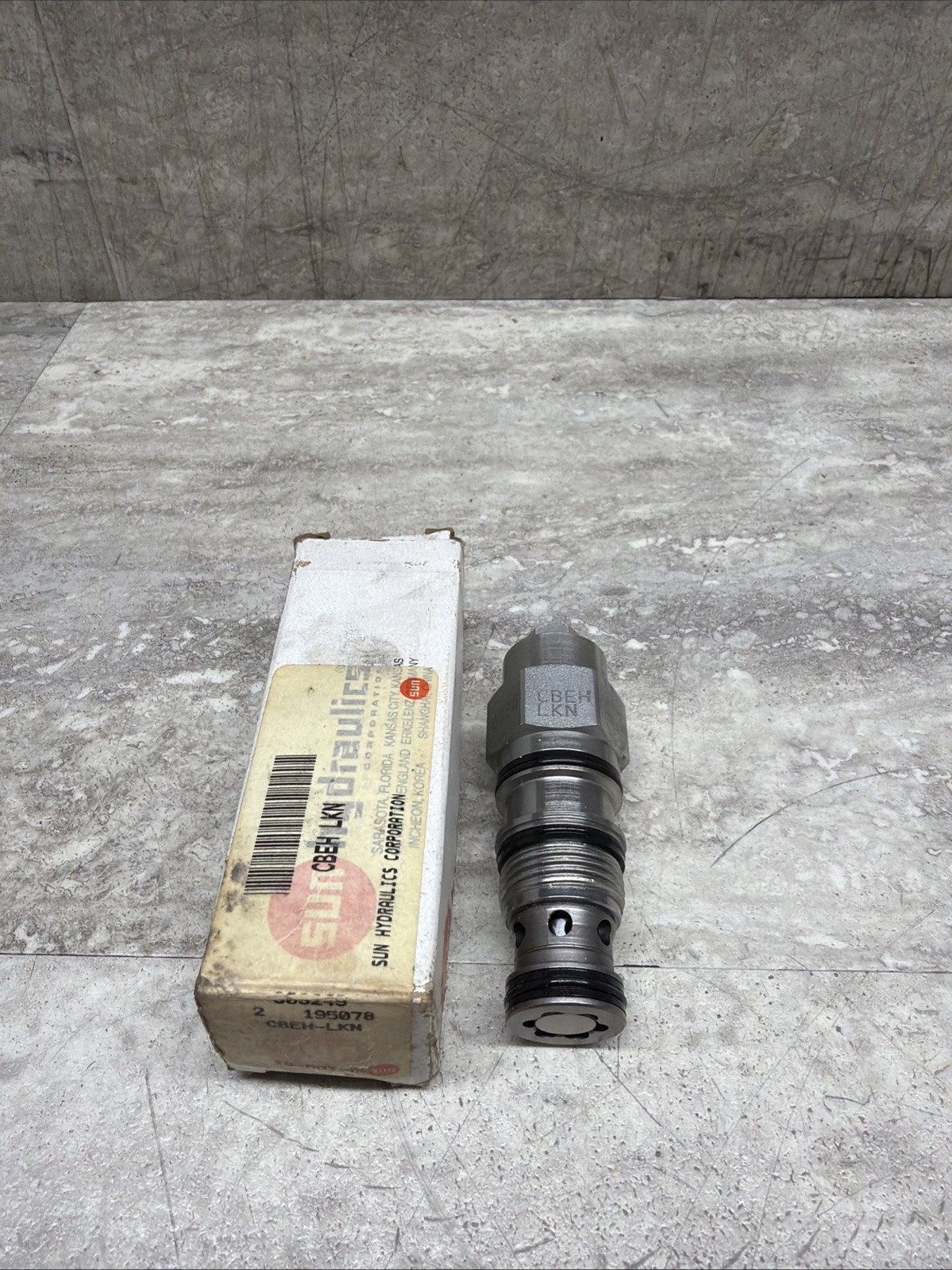 Sun Hydraulics CBEH-LKN CBEHLKN Hydraulic Cartridge Valve, New