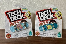 Lot of 2 Tech Decks - SpongeBob x Santa Cruz