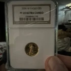NGC 2006-W American Gold Eagle $5 1/10 oz Proof PF69 Ultra Cameo
