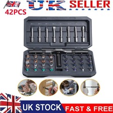 42 in 1 Magnetic Screwdriver Set DIY Ratchet Screwdriver Set Multi Bit Drive *!
