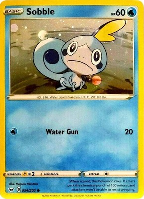 Sobble 054/202 SWSH (Cosmos Holo) - Blister Exclusives (BLE)