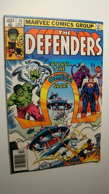 DEFENDERS 76 *HIGH GRADE* OMEGA MAN SAGA HELLCAT HULK NIGHTHAWK VALKYRIE