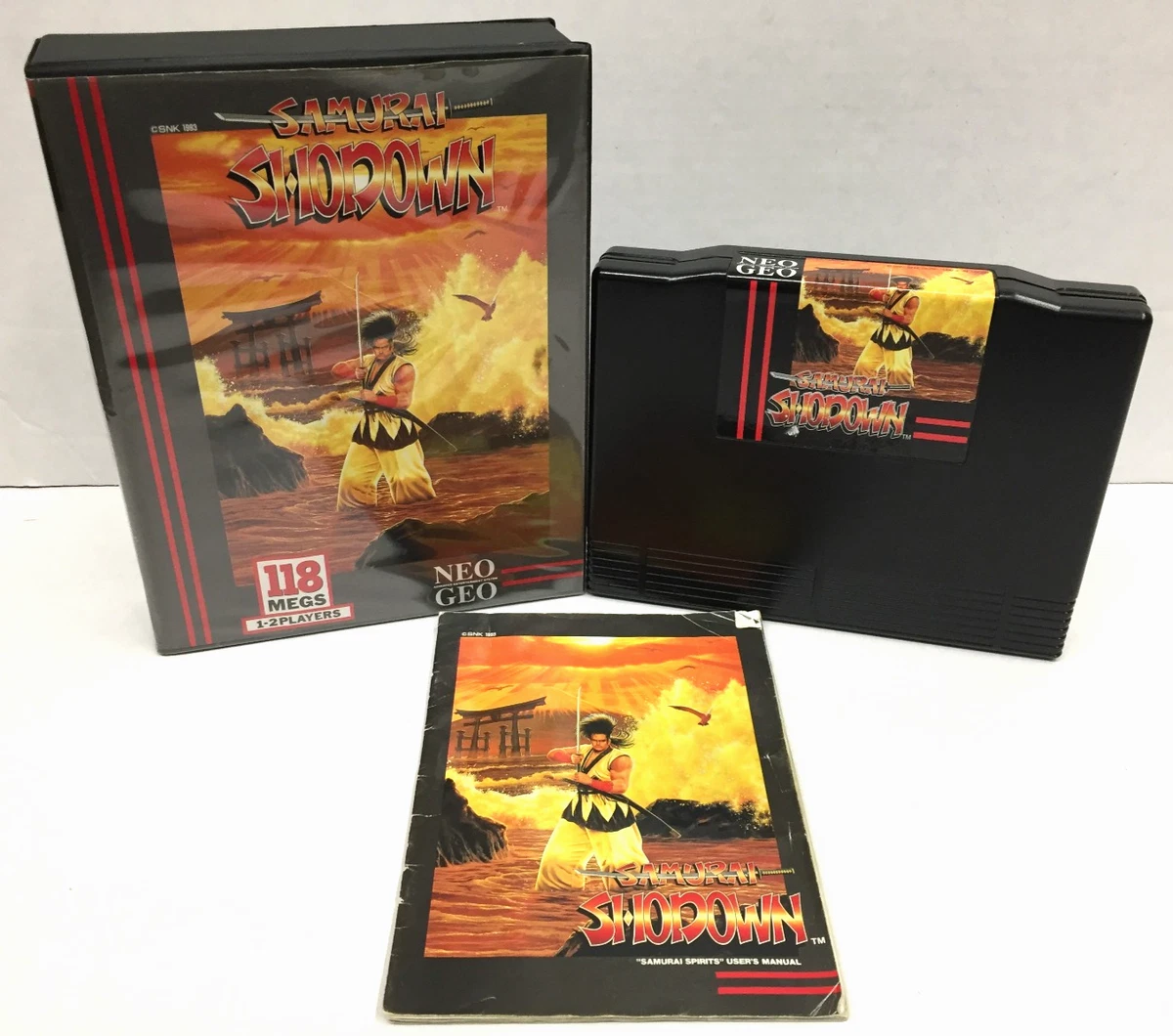 Mini Marquee Samurai Shodown Original Pour Borne Neo Geo MVS - Version Anglaise - Occasion