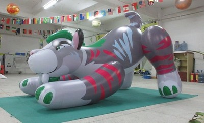 Tiger 2m Ride Cartoon Inflatable-Inflate Blow Toy Pool Party Home Garden Decor