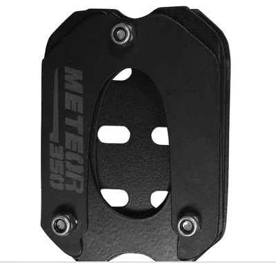 ''SIDE STAND BASE EXTENDER, BLACK'' Fit for Royal Enfield Meteor 350cc
