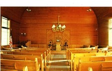 Calvin Coolidge Pew, Union Christian Church, Plymouth, VT Postcard