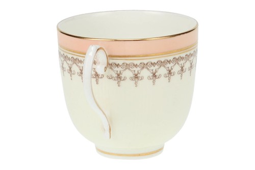 Royal Cauldon - Unnamed - Peach with Gold Filigree - Teacup - 258458G - Picture 2 of 4