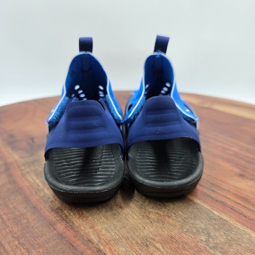 Nike Sunray Protect 2 Sandals Toddler Boys 9C Blue Fisherman Water Pool Beach - Picture 6 of 11