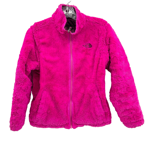THE NORTH FACE Girls Sz L (14/16) Burgundy/Pink Mossbud Swirl Reversible Jacket - Picture 12 of 14