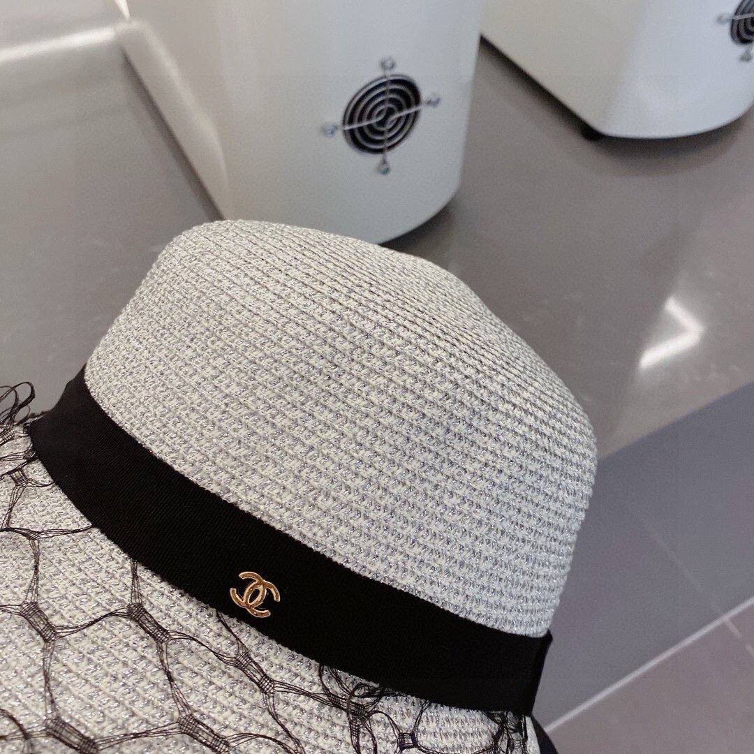 [CHANEL]★Bucket Hat CHANEL Bucket Hat - Black - CC Logo | eBay