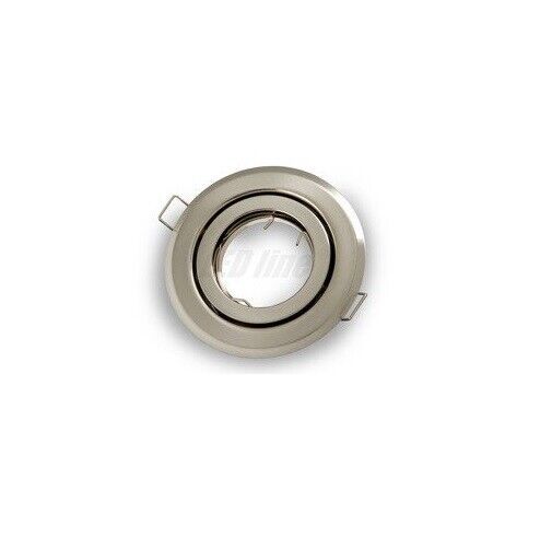 Einbaustrahler Edelstahl Optik Schwenkbar Deckenstrahler Licht MR16 12V GU10-image