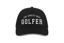 Baseballm&uuml;tze Kappe Weltbester Golfer Geschenk Weihnachten Geburtstag Sport Golf