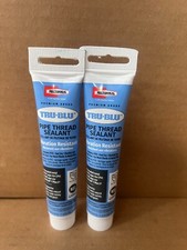 Tru-Blu Pipe Thread Sealant, Vibration-Resistant, 1.75-Oz. 31780 Lot of 2