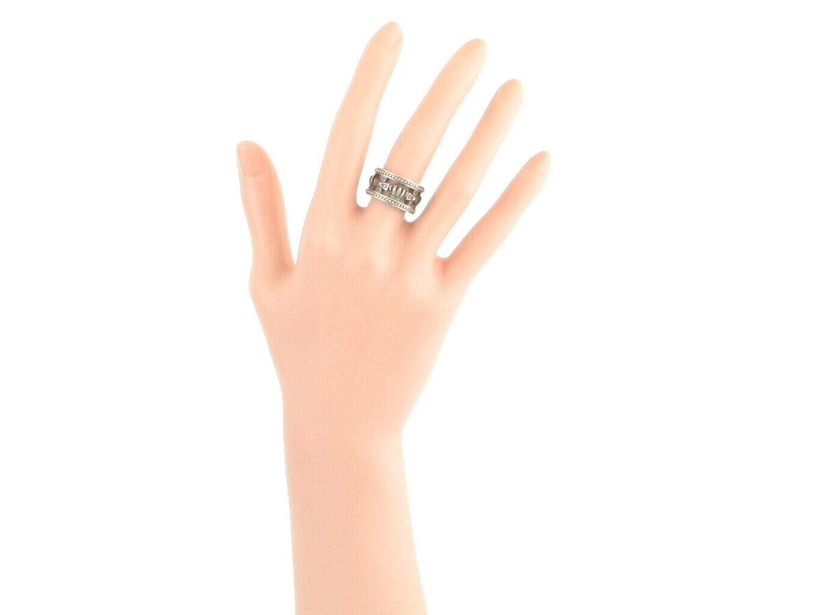 Auth Justin Davis Crown&Cross Motif Sterling Silver 925 Ring Auth Justin Davis Crown&Cross Motif Sterling Silver 925 Ring