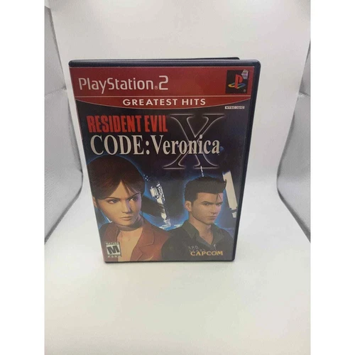 Resident Evil CODE: Veronica X Black Label (Sony PS2, 2002) CIB Complete Tested