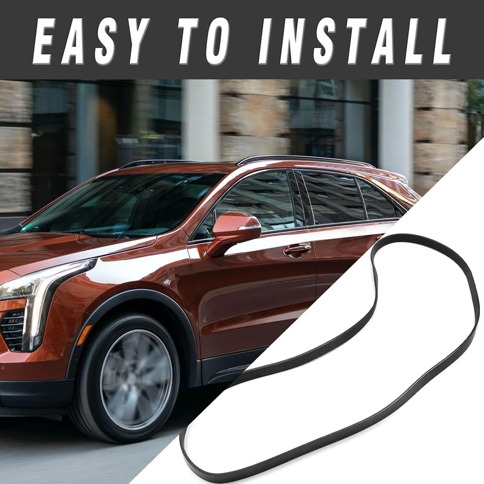 Ремень основного привода двигателя 12669858 подходит для GMC Chevy Silverado 4.3 5.3L 2019-2023 - Изображение 4 из 4