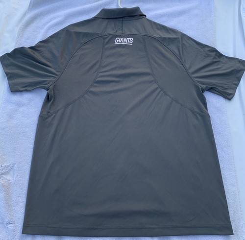 NEW YORK GIANTS Polo Golf Collared Shirt NFL by MAJESTIC Sz Men’s Large MINT!!! - 第 6/10 張圖片