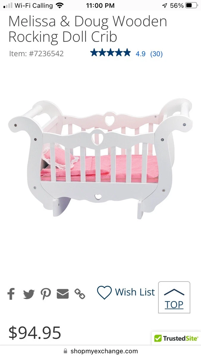 Melissa and Doug Mine to Love Doll Crib