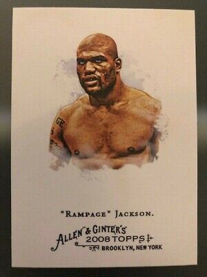 2008 ALLEN & GINTER QUINTON RAMPAGE JACKSON CARD #189 ~ UFC ~ MMA ~ MULTIPLES 