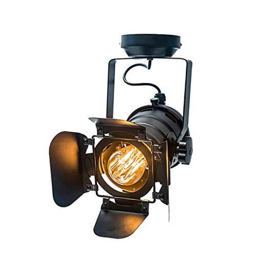 E26 Loft Industrial Ceiling Spots Spotlight Fixture LED Metal Track lamp
