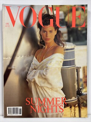 Vogue Magazine June 1989 Vintage 80s UK Fashion Beauty