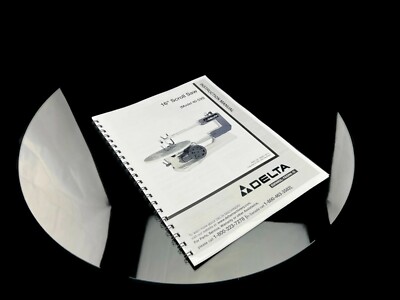 Delta 16'' Scroll Saw 40-530 Instruction Manual COIL BOUND User Guide 