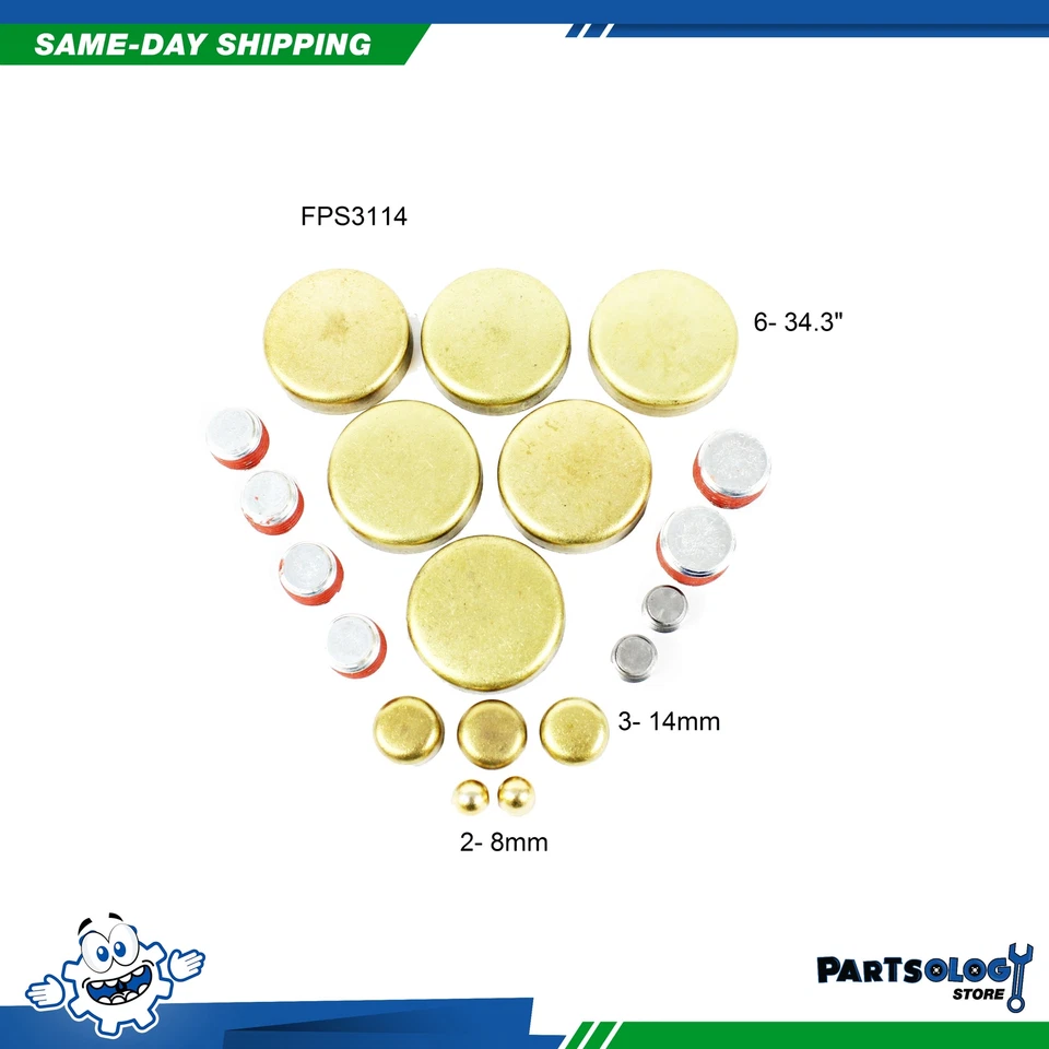 Kit de reconstrucción de motor maestro DNJ EK3115CM para Oldsmobile Lumina 1990 APV 3,1 L OHV Foto 2 de 4