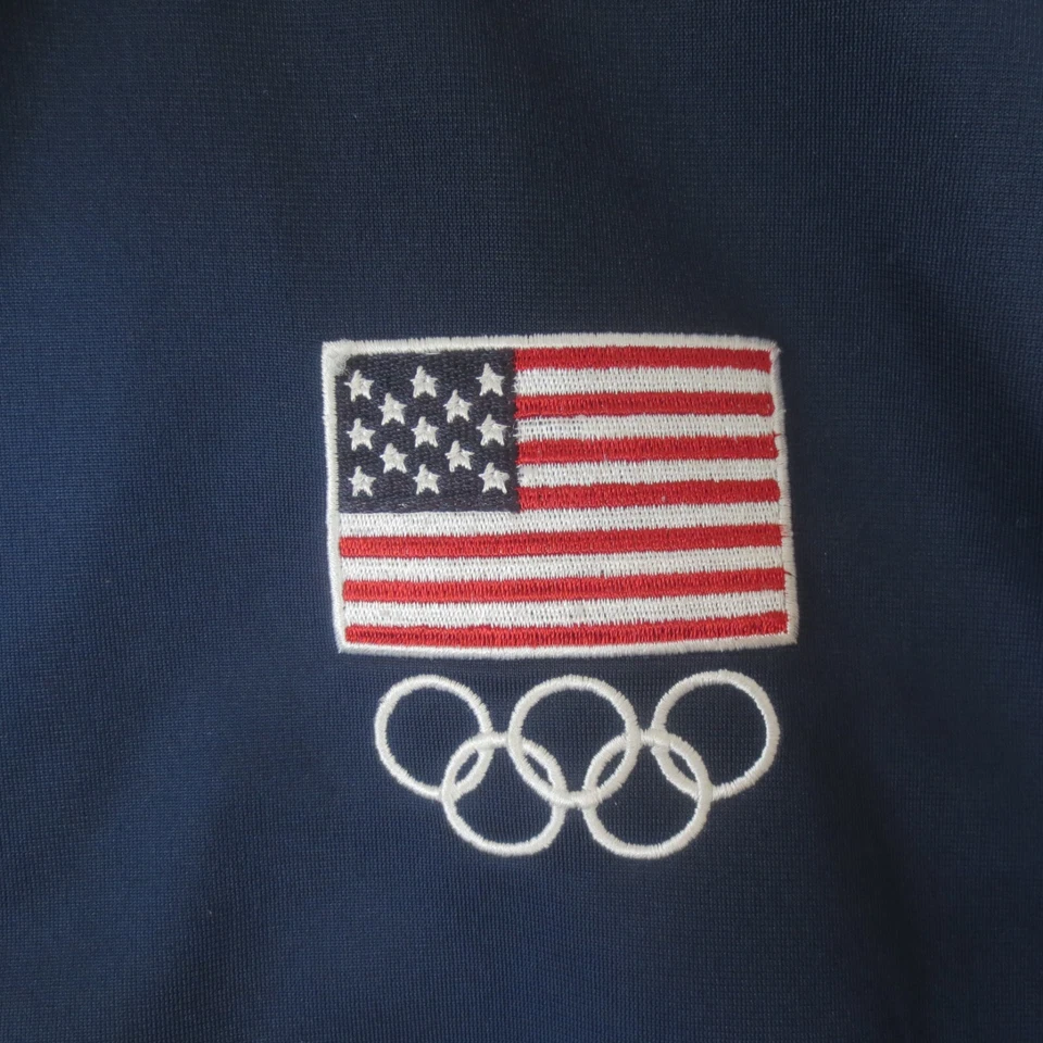Team USA Team Apparel Chaqueta de Pista Hombre XXL Rojo Blanco Azul Poliéster Cremallera Juegos Olímpicos Foto 3 de 4