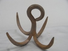 🇫🇷 ANCIEN GRAPPIN DE PUITS CROCHET FER FORGE ART POPULAIRE 18 Eme