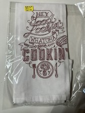 embroidered flour sack towel