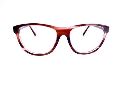 DKNY Burgundy Red Clear Oversize Frame Eyeglasses DY4103